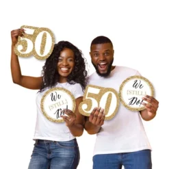 Big Dot Of Happiness We Still Do - 50th Wedding Anniversary - Yard Sign & Outdoor Lawn Decorations - Anniversary Party Yard Signs - Set Of 8 9 Big Dot Of Happiness We Still Do - 50th Wedding Anniversary - Yard Sign & Outdoor Lawn Decorations - Anniversary Party Yard Signs - Set Of 8 -Anagram Shop GUEST 1482ce72 1c98 4f58 9e9c cbe407ec65db