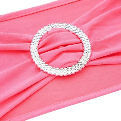 Juvale Pink Chair Sashes With Silver Buckles For Wedding Reception, Baby Shower, Birthday Party, Fits 13.5- To 16.5-Inch Chair Backs (50 Pack) 3 Juvale Pink Chair Sashes With Silver Buckles For Wedding Reception, Baby Shower, Birthday Party, Fits 13.5- To 16.5-Inch Chair Backs (50 Pack) - Image 3
