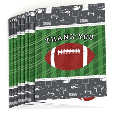 Big Dot Of Happiness End Zone - Football - Baby Shower Or Birthday Party Thank You Cards (8 Count) 1 Big Dot Of Happiness End Zone - Football - Baby Shower Or Birthday Party Thank You Cards (8 Count)