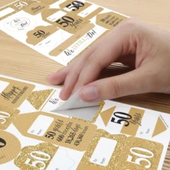 Big Dot Of Happiness We Still Do 50th Wedding Anniversary Assorted Anniversary Party Gift Tag Labels To And From Stickers 12 Sheets 120 Stickers -Anagram Shop GUEST 1586f9b5 80da 4a8c 8be1 4216a4ec2e16