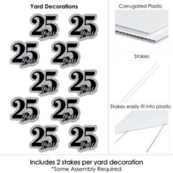 Big Dot Of Happiness We Still Do - 25th Wedding Anniversary Lawn Decorations - Outdoor Anniversary Party Yard Decorations - 10 Piece 9 Big Dot Of Happiness We Still Do - 25th Wedding Anniversary Lawn Decorations - Outdoor Anniversary Party Yard Decorations - 10 Piece -Anagram Shop GUEST 15a56793 97de 4377 a380 e3eef144529d