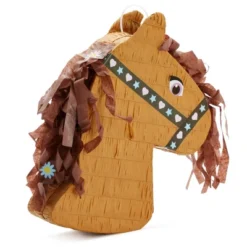 Blue Panda Small Pony Design Pinata For Wild West Horse Themed Cowgirl Birthday, Farm Party Supplies And Decorations, 12 X 16 X 3 In -Anagram Shop GUEST 15f678e1 cb83 4bb4 b27b 868d85f72309