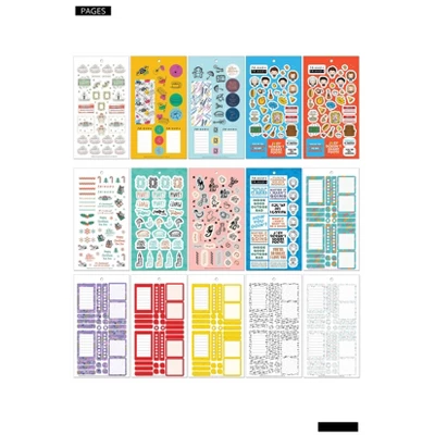 Warner Bros. Friends 1000ct Planner Sticker Book 3 Warner Bros. Friends 1000ct Planner Sticker Book - Image 3