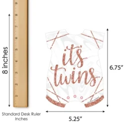 Big Dot Of Happiness It’s Twin Girls - Picture Bingo Cards And Markers - Pink And Rose Gold Twins Baby Shower Shaped Bingo Game - Set Of 18 5 Big Dot Of Happiness It’s Twin Girls - Picture Bingo Cards And Markers - Pink And Rose Gold Twins Baby Shower Shaped Bingo Game - Set Of 18 -Anagram Shop GUEST 17ccc0ed 0da2 4680 acc8 785f8b39e7ef
