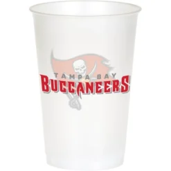 NFL 20oz 24ct Tampa Bay Buccaneers Football Reusable Cups