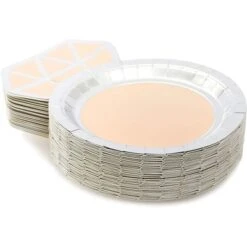 Sparkle And Bash 48-Pack Pink Diamond Ring Disposable Paper Plates Bridal Shower Engagement Party Supplies -Anagram Shop GUEST 1877db42 a8a1 415a a9a9 1a576e6c532d