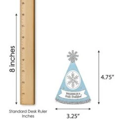 Big Dot Of Happiness Winter Wonderland - Mini Cone Snowflake Holiday Party Hats - Small Little Party Hats - Set Of 8 -Anagram Shop GUEST 199548e7 b5b7 4094 a614 e4fe2abf424a