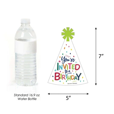 Big Dot Of Happiness Cheerful Happy Birthday - Shaped Fill-in Invitations - Colorful Birthday Party Invitation Cards With Envelopes - Set Of 12 3 Big Dot Of Happiness Cheerful Happy Birthday - Shaped Fill-in Invitations - Colorful Birthday Party Invitation Cards With Envelopes - Set Of 12 - Image 3