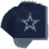 NFL 48ct Dallas Cowboys Football Beverage Napkins