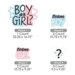 Big Dot Of Happiness Baby Gender Reveal - Yard Sign And Outdoor Lawn Decorations - Team Boy Or Girl Party Yard Signs - Set Of 8 9 Big Dot Of Happiness Baby Gender Reveal - Yard Sign And Outdoor Lawn Decorations - Team Boy Or Girl Party Yard Signs - Set Of 8 -Anagram Shop GUEST 1b0e86b8 6f8e 4701 82f5 33078f34ee81