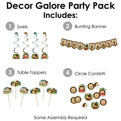 Big Dot Of Happiness Forest Hedgehogs - Woodland Birthday Party Or Baby Shower Supplies Decoration Kit - Decor Galore Party Pack - 51 Pieces 1 Big Dot Of Happiness Forest Hedgehogs - Woodland Birthday Party Or Baby Shower Supplies Decoration Kit - Decor Galore Party Pack - 51 Pieces