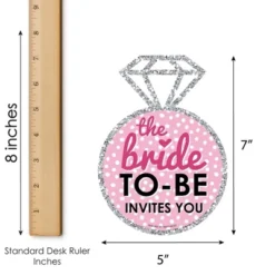 Big Dot Of Happiness Bride-To-Be - Shaped Fill-In Invitations - Bridal Shower Or Classy Bachelorette Party Invitation Cards With Envelopes - Set Of 12 -Anagram Shop GUEST 1d2133b6 17f5 4ba9 bc67 65a45fe86656