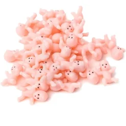 Blue Panda My Water Broke Baby Shower Game With 60 1-Inch Mini Plastic Babies, Girls And Boys, Includes 3 Ice Cube Trays And 1 Sign (Turquoise) -Anagram Shop GUEST 1ded14be 708d 4880 87af e32a9b839981