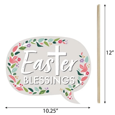 Big Dot Of Happiness Funny Religious Easter - Christian Holiday Party Photo Booth Props Kit - 10 Piece 3 Big Dot Of Happiness Funny Religious Easter - Christian Holiday Party Photo Booth Props Kit - 10 Piece - Image 3