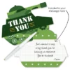 Big Dot Of Happiness Camo Hero - Shaped Thank You Cards - Army Military Camouflage Party Thank You Note Cards With Envelopes - Set Of 12