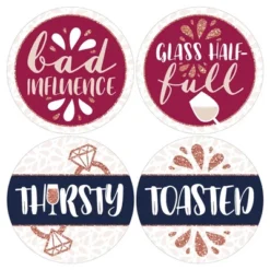 Big Dot Of Happiness Vino Before Vows - Winery Bridal Shower Or Bachelorette Party Funny Name Tags - Party Badges Sticker Set Of 12 7 Big Dot Of Happiness Vino Before Vows - Winery Bridal Shower Or Bachelorette Party Funny Name Tags - Party Badges Sticker Set Of 12 -Anagram Shop GUEST 2025e6af 442f 4215 8a5b 2da0b3581f53