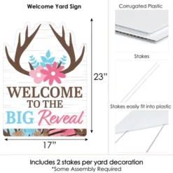 Big Dot Of Happiness Buck Or Doe - Party Decorations - Hunting Gender Reveal Party Welcome Yard Sign -Anagram Shop GUEST 2032f667 31a7 49f1 bf38 1565172e1acd