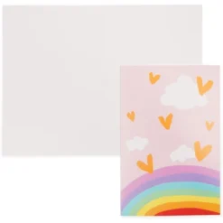 Paper Junkie 48 Pack Pastel Rainbow Thank You Cards, 4x6 Blank Cards And Envelopes For Baby Showers, Birthdays, All Occasion, 6 Designs -Anagram Shop GUEST 203ca0f2 bfa4 434c 8326 28dee99443e7