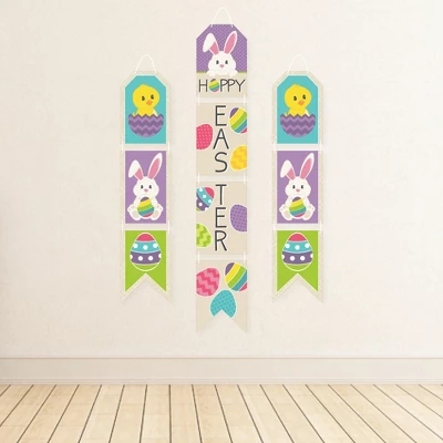 Big Dot Of Happiness Hippity Hoppity - Hanging Vertical Paper Door Banners - Easter Bunny Party Wall Decoration Kit - Indoor Door Decor 2 Big Dot Of Happiness Hippity Hoppity - Hanging Vertical Paper Door Banners - Easter Bunny Party Wall Decoration Kit - Indoor Door Decor - Image 2