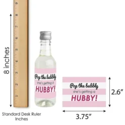 Big Dot Of Happiness Bride-To-Be - Mini Wine And Champagne Bottle Label Stickers - Bridal Shower Or Classy Bachelorette Party Favor Gift - Set Of 16 -Anagram Shop GUEST 20b82654 3a31 45d4 af09 151274bfb4d4