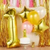 Sparkle And Bash 28-Piece Baby Girl 1st Birthday Party Decorations Supplies - Balloons, Tassels & Cake Topper
