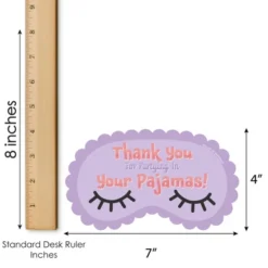 Big Dot Of Happiness Pajama Slumber Party - Shaped Thank You Cards - Girls Sleepover Birthday Party Thank You Note Cards With Envelopes - Set Of 12 -Anagram Shop GUEST 2165368e 782c 43ef a035 c062f8a85419