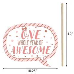 Big Dot Of Happiness 1st Birthday Little Miss Onederful - Girl First Birthday Party Photo Booth Props Kit - 20 Count -Anagram Shop GUEST 225bc582 7c0c 4872 b2e6 2397f06d390a