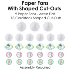 Big Dot Of Happiness Whole Llama Fun - Hanging Llama Fiesta Baby Shower Or Birthday Party Tissue Decoration Kit - Paper Fans - Set Of 9 -Anagram Shop GUEST 22bc9e62 a5e2 41fa 84ac 758d9511634b