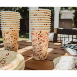 Silver Buffalo Harry Potter Marauder's Map 60-Piece Party Tableware Set | Cups, Plates, Napkins -Anagram Shop GUEST 22f959c0 487c 4414 93c5 d1547a6c0238