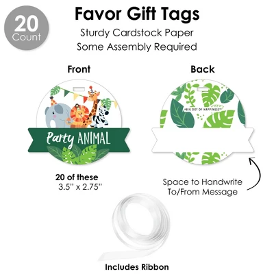 Big Dot Of Happiness Jungle Party Animals - Safari Zoo Animal Birthday Party Or Baby Shower Favors And Cupcake Kit Fabulous Favor Party Pack - 100 Pc 5 Big Dot Of Happiness Jungle Party Animals - Safari Zoo Animal Birthday Party Or Baby Shower Favors And Cupcake Kit Fabulous Favor Party Pack - 100 Pc - Image 5