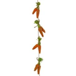 National Tree Company 64" String Of Carrots Garland -Anagram Shop GUEST 2304a680 7872 4512 990e 5ae5ab0a957f