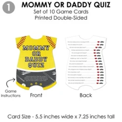 Big Dot Of Happiness Grand Slam - Fastpitch Softball - 4 Baby Shower Games - 10 Cards Each - Gamerific Bundle -Anagram Shop GUEST 24409a3a feb0 429f b32d 70294e56b21b