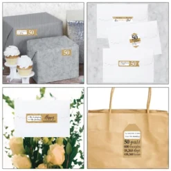 Big Dot Of Happiness We Still Do 50th Wedding Anniversary Assorted Anniversary Party Gift Tag Labels To And From Stickers 12 Sheets 120 Stickers -Anagram Shop GUEST 2510e1cd 2e44 467f b075 cf6691b8c4b3