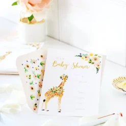 20ct Invitation Cards Fill In Baby Animals - PAPYRUS -Anagram Shop GUEST 2528a71a 69a5 4f48 874e 8487874d8388
