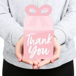 Big Dot Of Happiness Pink Elegantly Simple - Square Favor Gift Boxes - Guest Party Favors Bow Boxes - Set Of 12 -Anagram Shop GUEST 256d3c91 a831 4f25 ae00 08d93d4300d8