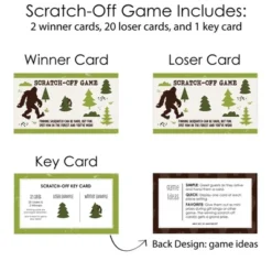 Big Dot Of Happiness Sasquatch Crossing - Bigfoot Party Or Birthday Party Game Scratch Off Cards - 22 Count 6 Big Dot Of Happiness Sasquatch Crossing - Bigfoot Party Or Birthday Party Game Scratch Off Cards - 22 Count -Anagram Shop GUEST 261ba05e bda9 4a7e ac5e 3f3428719cf0