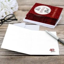 Big Dot Of Happiness We Still Do - 40th Wedding Anniversary - Party Thank You Cards (8 Count) 6 Big Dot Of Happiness We Still Do - 40th Wedding Anniversary - Party Thank You Cards (8 Count) -Anagram Shop GUEST 26877146 46fc 4e04 814b 62a7ad4bc5af