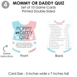 Big Dot Of Happiness Baby Gender Reveal - 4 Team Boy Or Girl Party Games - 10 Cards Each - Gamerific Bundle -Anagram Shop GUEST 27599a7e 948b 427f 8a0b c24287a9f90a