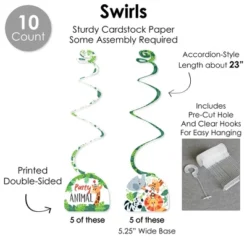 Big Dot Of Happiness Jungle Party Animals - Safari Zoo Animal Birthday Party Or Baby Shower Supplies Decoration Kit - Decor Galore Party Pack - 51 Pc -Anagram Shop GUEST 28bef53e a7e4 4274 b210 f2b4b28b2db6