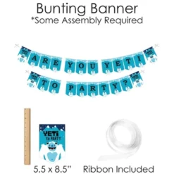 Big Dot Of Happiness Yeti To Party - Banner And Photo Booth Decorations - Abominable Snowman Party Or Birthday Party Supplies Kit - Doterrific Bundle -Anagram Shop GUEST 29206fd4 2d14 4ec1 8cb6 d8e6d2b76ead