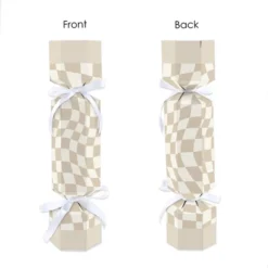 Big Dot Of Happiness Tan Checkered Party - No Snap Party Table Favors - DIY Cracker Boxes - Set Of 12 -Anagram Shop GUEST 29b601d6 039f 4a90 9114 7907324ad165