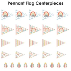 Big Dot Of Happiness Hello Rainbow - Triangle Boho Baby Shower And Birthday Party Photo Props - Pennant Flag Centerpieces - Set Of 20 -Anagram Shop GUEST 2b05dfa7 1b54 4f3c ad10 32d2709c8ee1