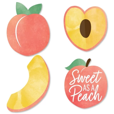 Big Dot Of Happiness Sweet As A Peach - Decorations DIY Fruit Themed Baby Shower Or Birthday Party Essentials - Set Of 20 1 Big Dot Of Happiness Sweet As A Peach - Decorations DIY Fruit Themed Baby Shower Or Birthday Party Essentials - Set Of 20