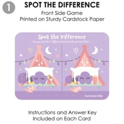 Big Dot Of Happiness Pajama Slumber Party - 2-in-1 Girls Sleepover Birthday Party Cards - Activity Duo Games - Set Of 20 -Anagram Shop GUEST 2d029b15 5318 416d b5d8 e07c5daeb3b9