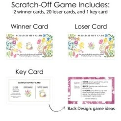 Big Dot Of Happiness Wildflowers Bride - Boho Floral Bridal Shower And Wedding Party Game Scratch Off Cards - 22 Count -Anagram Shop GUEST 2d3d89a4 3465 45a1 815d 805afa4ce3e0