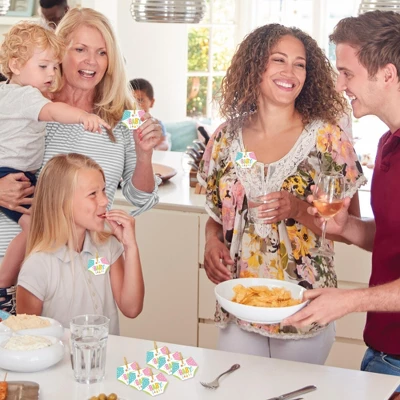 Big Dot Of Happiness Colorful Baby Shower - Baby Shower Conversation Starter - 2-in-1 Dirty Diaper Game - Set Of 24 2 Big Dot Of Happiness Colorful Baby Shower - Baby Shower Conversation Starter - 2-in-1 Dirty Diaper Game - Set Of 24 - Image 2