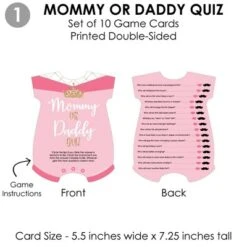 Big Dot Of Happiness Little Princess Crown - 4 Pink And Gold Princess Baby Shower Games - 10 Cards Each - Gamerific Bundle -Anagram Shop GUEST 2e7dd25c 67ed 4ba9 9c41 d841301fcd6f