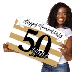 Big Dot Of Happiness We Still Do - 50th Wedding Anniversary - Anniversary Party Yard Sign Lawn Decorations-Happy Anniversary 50 Years Party Yardy Sign -Anagram Shop GUEST 2eb1c130 655b 4fcd 96d6 df1d5220034b