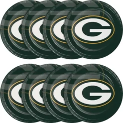 NFL 24ct Green Bay Packers Football Paper Plates