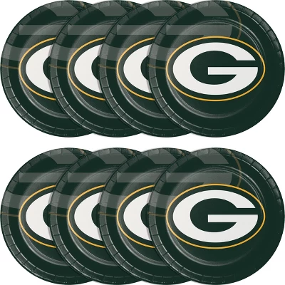 NFL 24ct Green Bay Packers Football Paper Plates 1 NFL 24ct Green Bay Packers Football Paper Plates